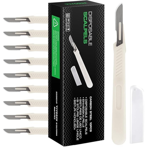 10 Pcs High-Carbon Blades for Cutting Plants and Propagation